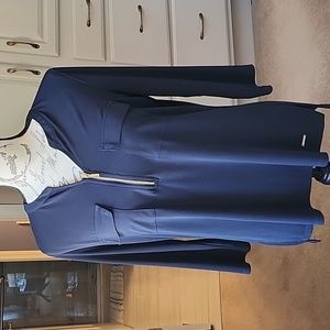 Ellen Tracy Navy Blue Top